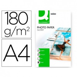 PAPEL Q-CONNECT FOTO GLOSSY...